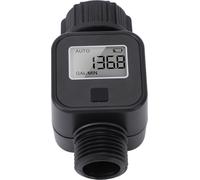 Compteur d'eau numérique avec écran LCD Filetage BSP 3/4 pouces Débitmètre d'eau de haute précision pour la maison et le commerce