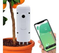 Compteur d'eau pour - Humidimètre | Température numérique des | Outil de Zigbee Smart Sonde avec écran LCD Tige en Acier Inoxydable pour intérieur ou extérieur