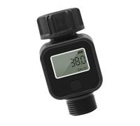 Compteur d'eau pour Tuyau d'arrosage, Compteur de Tuyau d'eau | Débitmètre d'eau avec écran LCD,Le débitmètre d'eau Suit la consommation et Le débit en gallons/litres pour l'arrosage de