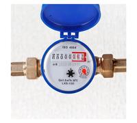 Compteur D'eau Professionnel, Outils De Mesure De Débit Avec Raccords En Cuivre, Instrument De Compteur À Pointeur Rotatif,Mesures précises