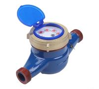 Compteur d'eau sèche numérique DN20 pour analyse de l'utilisation de l'eau domestique avec sensibilité à faible débit et construction en cuivre résistant à la corrosion (DN20)