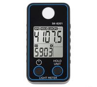 Compteur d'éclairement multifonction et testeur de luminosité LED avec température de couleur et mesure CRIndex pour des tests d'éclairage complets (SK-8 201)