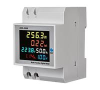 Compteur D'électricité Compteur D'énergie Numérique: Compteur de Courant Multifonction 6 en 1 Ac40-300 V 100 a Compteur de Courant Alternatif Kwh, Ampèremètre Voltmètre Din, Type Fermé Ct