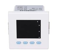 Compteur d'électricité numérique 3 phases intelligent ABS boîtier ignifuge ampèremètre pour l'automatisation de la distribution AC220V clé en silicone de haute précision large
