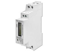 Compteur d'électricité - QOLTEC - 50887 - écran LCD - rail DIN TH35 - Classe 1.0