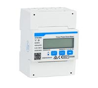 Compteur d'électricité triphasé 4P DTSU666 AC Ampère Volt Moniteur d'énergie électrique Compteur d'énergie électrique, DIN 35 mm triphasé à quatre fils Rail de guidage Wattmètre Consommation d'énergie