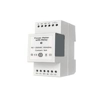 Compteur d'énergie 80A bidirectionnel avec interrupteur à Contact sec, moniteur 16A, puissance d'exportation et d'importation AC90-250V