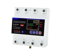 Compteur d'énergie bidirectionnel 380 V 100 A, protection contre les surtensions et les sous-tensions à réenclenchement automatique, triphasé, 4 fils