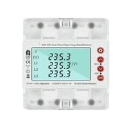 Compteur d'énergie bidirectionnel 380V, 100a, protection contre les surtensions, commutateur de relais, limite de courant