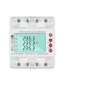 Compteur d'énergie bidirectionnel triphasé intelligent, protection contre les surtensions et les sous-tensions, minuterie, relais, interrupteur, assistant Alexa Home