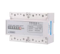 Compteur d'énergie électrique, compteur d'utilisation d'énergie, 220 / 380V 20-80A consommation d'énergie compteur d'énergie électrique numérique 3 phase KWh mètre