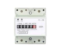 Compteur d'énergie électrique monophasé à deux fils AC 220V 100A, compteur de kWh, consommation d'électricité analogique, wattmètre domestique sur Rail Din(Digital type DDS546)