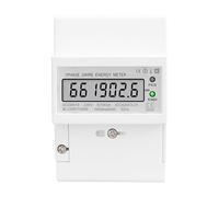 Compteur d'énergie électrique monophasé AC 220V 100A KWh, compteur de consommation, jauge d'électricité analogique, wattmètre, 1 pièces(Digital type)