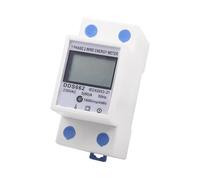 Compteur d'énergie électronique Kwh, monophasé, deux fils, rétro-éclairage LCD, affichage numérique, monophasé AC 230V, Rail Din électrique, 1 pièce