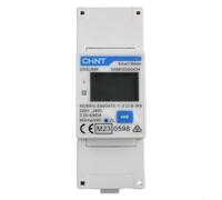 Compteur d'énergie électronique monophasé DDSU666, 4 fils, 220-240V, 5(80) A, 50/60Hz, 800Imp/kWh, avec Instruments de mesure, Certification directive