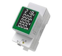Compteur d'énergie électronique sur Rail Din, 1 pièce/2 pièces, Kwh, wattmètre, ampèremètre multi-numérique, voltmètre AC 50-V 100A, PZEM-008(2pc)