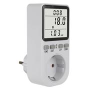 Compteur d'énergie GreenBlue, compteur de watts, type F, 220-240V AC, 50Hz, charge max. 16A, IP20, batterie incorporée, GB364 F