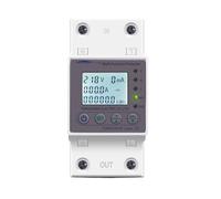 Compteur d'énergie intelligent 1P+N 63A, mesure de kilowattheures, disjoncteur, minuterie avec protection contre la tension, le courant et les fuites(TOMPD-63LW)