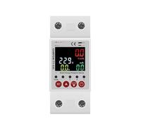 Compteur d'énergie intelligent 2P 63A 230V, puissance, kilowattheure, fuite, sur et sous-tension, protecteur, relais, équipement, interrupteur, disjoncteur(EAMPDW-TY-63-C)