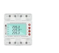 Compteur d'énergie intelligent bidirectionnel triphasé 380 V 100 A, protection contre les surtensions et les sous-tensions, interrupteur relais, limite de courant