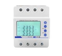 Compteur d'Énergie Intelligent Bidirectionnel Triphasé 380 V 100 A, Wi-Fi, Protection Contre Les Surtensions et Les Sous-Tensions, Relais Limiteur de Courant