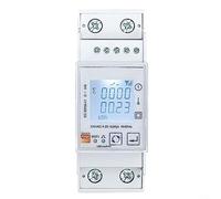 Compteur d'énergie intelligent pour Zigbee Compteur électrique numérique monophasé Mesure bidirectionnelle, compteur 80A KWh 100V 240VAC, fonctionne avec l'application Tuya/Smart Life