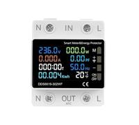 Compteur d'énergie intelligent, protection contre les surtensions et les sous-tensions, relais, disjoncteur, énergie, kWh, température, Smart Life(NO WIFI Meter)