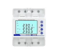 Compteur d'énergie intelligent triphasé 380 V 100 A Tuya WiFi bidirectionnel kWh avec protection contre les surtensions et les sous-tensions