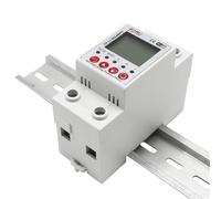 Compteur d'énergie intelligent Tuya 2P 63A 230V Compteur de puissance kWh Fuite à la terre Protecteur de surtension et de sous-tension Dispositif de relais Interrupteur Disjoncteur