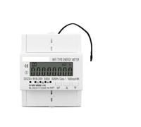 Compteur d'énergie intelligent, WIFI, fuite, kWh, température, disjoncteur, minuterie, protection de courant, RS485, 60a, 90-300V