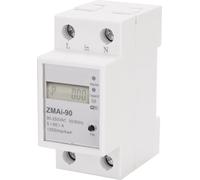 Compteur d'énergie intelligent Wifi monophasé Consommation électrique Kwh Compteur Wattmètre Support Smartlife/Tuya App Fonctionne avec Alexa et Home