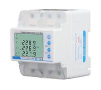 Compteur D'énergie Intelligent WiFi sur Rail Din triphasé, Moniteur D'énergie Domestique 60-300 V 100 A, Minuterie de Disjoncteur avec Tuya, Protection de Courant de Tension