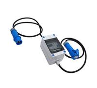 Compteur d'énergie Mobile 16A, prise CEE, compteur d'électricité numérique Portable avec protection contre les fuites, pour camping-car, extérieur et maison