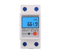 Compteur d'énergie monophasé, 1 phase, 2 fils, kWh, tension, courant, consommation d'énergie, wattmètre, électricité, 230V, 5(80) A, 50Hz, 120V(DDS668,120V)