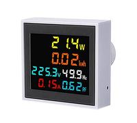 Compteur d'énergie monophasé 300/400 V sur rail DIN, moniteur d'utilisation de l'électricité, voltmètre, ampèremètre, watt, kwh, fréquence