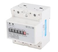 Compteur d'énergie monophasé 4P sur rail DIN 10 40A | Mesurez précisément la consommation d'énergie avec ce compteur d'énergie sur rail DIN pour la surveillance résidentielle et l