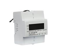 Compteur d'énergie monophasé 60A 90-300V, surveillance des kilowatts-heures, minuterie de disjoncteur avec protection de tension et de courant 485