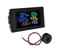 Compteur d'énergie monophasé haute précision en temps réel Analyse des paramètres électriques Affichage couleur Testeur de paramètres électriques triphasés