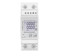 Compteur d'énergie monophasé multifonctionnel 100 A 230 V avec sortie d'impulsion RS485 MODBUS 1000 imp/kwh pour compteur d'énergie solaire PV SCADA