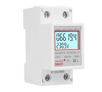 Compteur d'énergie monophasé sur Rail Din 220V 230V, 1 à 5 pièces, tension, courant, puissance, affichage LCD, 50 60Hz, moniteur numérique de consommation d'électricité(No blacklight 4pcs)