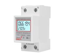 Compteur d'énergie numérique monophasé, affichage LCD, 220V 230V, moniteur d'énergie électrique, Rail Din 50 60Hz, Super économie d'énergie for l'intérieur(StyleB)