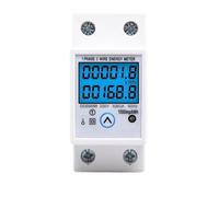 Compteur d'énergie numérique monophasé DDS9588 AC 110V/220V Din Rail, KWh, consommation d'énergie, wattmètre électronique, réinitialisation zéro(230V A Backlight)