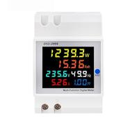 Compteur d'énergie numérique Testeur de consommation d'électricité AC 110V 220V 380V 100A Voltmètre Ampèremètre Voltage Ampères Watt Kwh Fréquencemètre Multimètre (Type1)