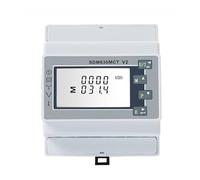Compteur d'énergie SDM630MCT 1A/5A CT connecté 3 phases sur rail DIN multifonction RS485 RTU