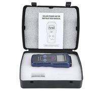 Compteur D'éNergie Solaire NuméRique, Instrument De Test De Mesure Du Rayonnement Solaire avec éCran LCD, W/M² / Btu Compteur De LumièRe Solaire UV pour le Rayonnement Solaire