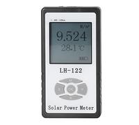 Compteur d'énergie solaire numérique portatif, testeur de force de mesure de l'énergie de la lumière solaire, LH 122 ABS