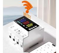 Compteur d'énergie triphasé avec protection contre les surintensités et les surtensions pour une surveillance sûre de l'alimentation (KWS-306)