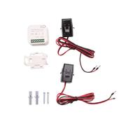 Compteur D'éNergie Tuya WiFi 80A avec Pince de Transformateur de Courant KWh Moniteur de Puissance Statistiques D'éLectricité 90- 250V (2CT)