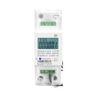 Compteur d'énergie wattheure monophasé 100A 65A 220V 230V 50Hz 60Hz rail DIN avec RS485