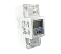 Compteur d'énergie wattheure monophasé sur rail DIN, tension, courant, positif, inverse, actif, réactif, 65 A, 100 A, 220 V, 230 V, 50 Hz, 60 Hz(10(100) A)